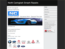 Tablet Screenshot of ncsmashrepairs.com.au